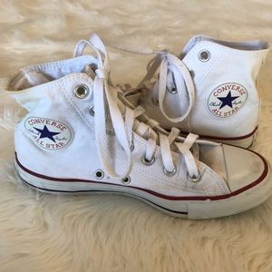 Converse White High Tops 7 Women’s Shoes